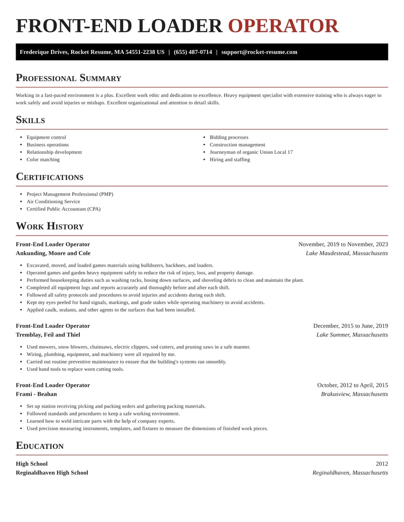 Information Technology Resume Templates Examples Rocket Resume