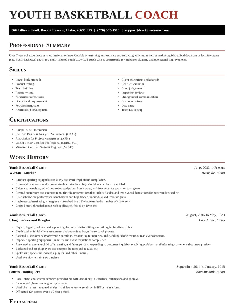 Information Technology Resume Templates Examples Rocket Resume