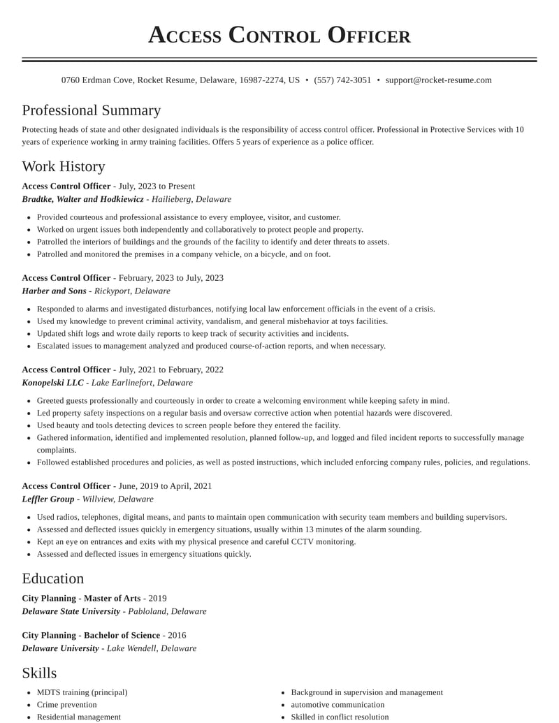 access-control-officer-resumes-rocket-resume