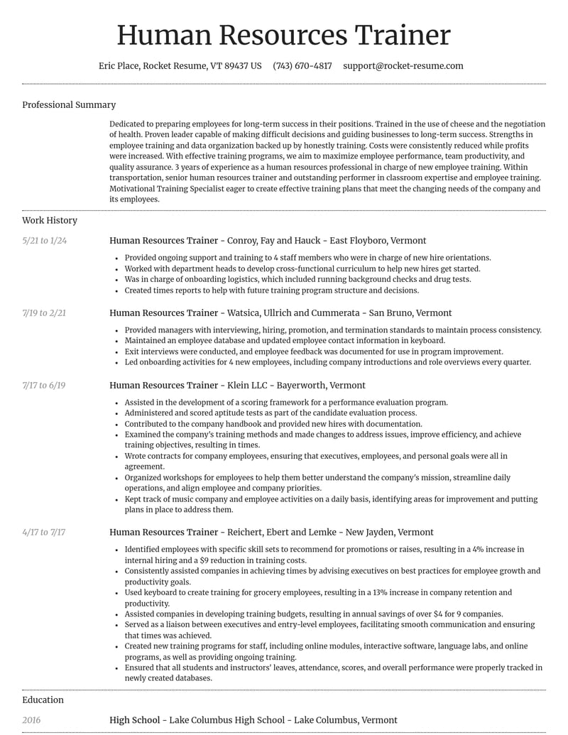 au resume builder