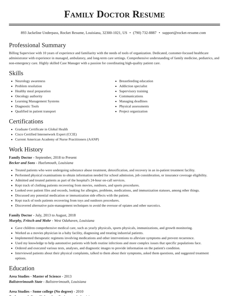 Resume For Doctor / Fresher Doctor Resume  3+ Free Word, PDF Documents