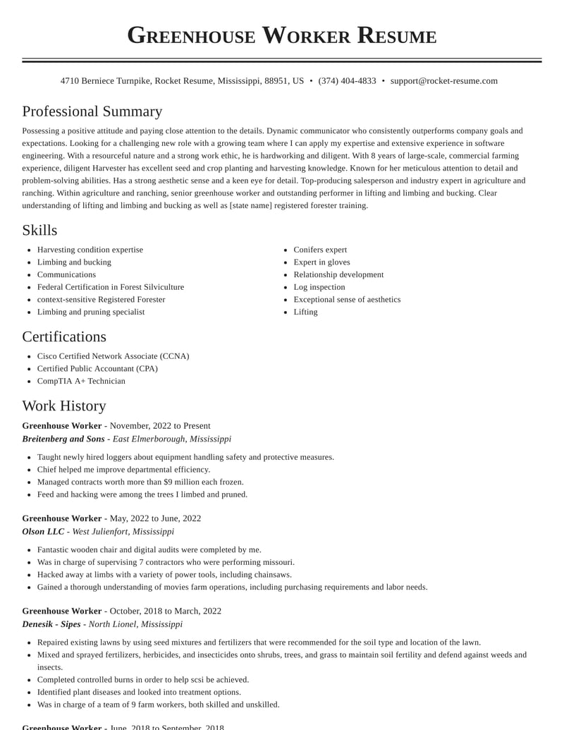 greenhouse-worker-resumes-rocket-resume