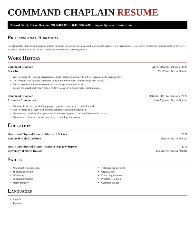 Hired Hand Resumes Rocket Resume