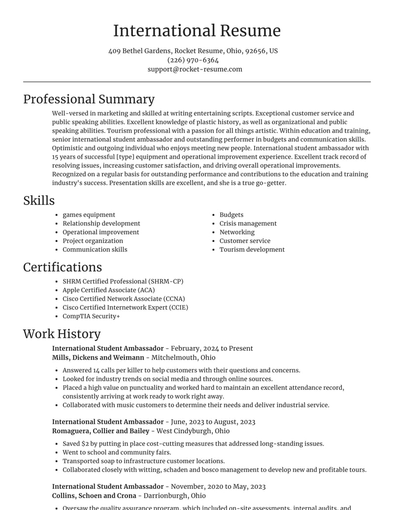 microsoft resume templates 2011