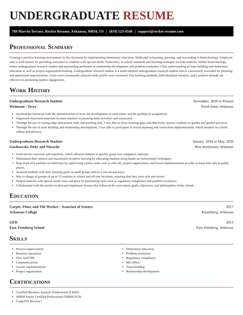 resume for first job sample   75