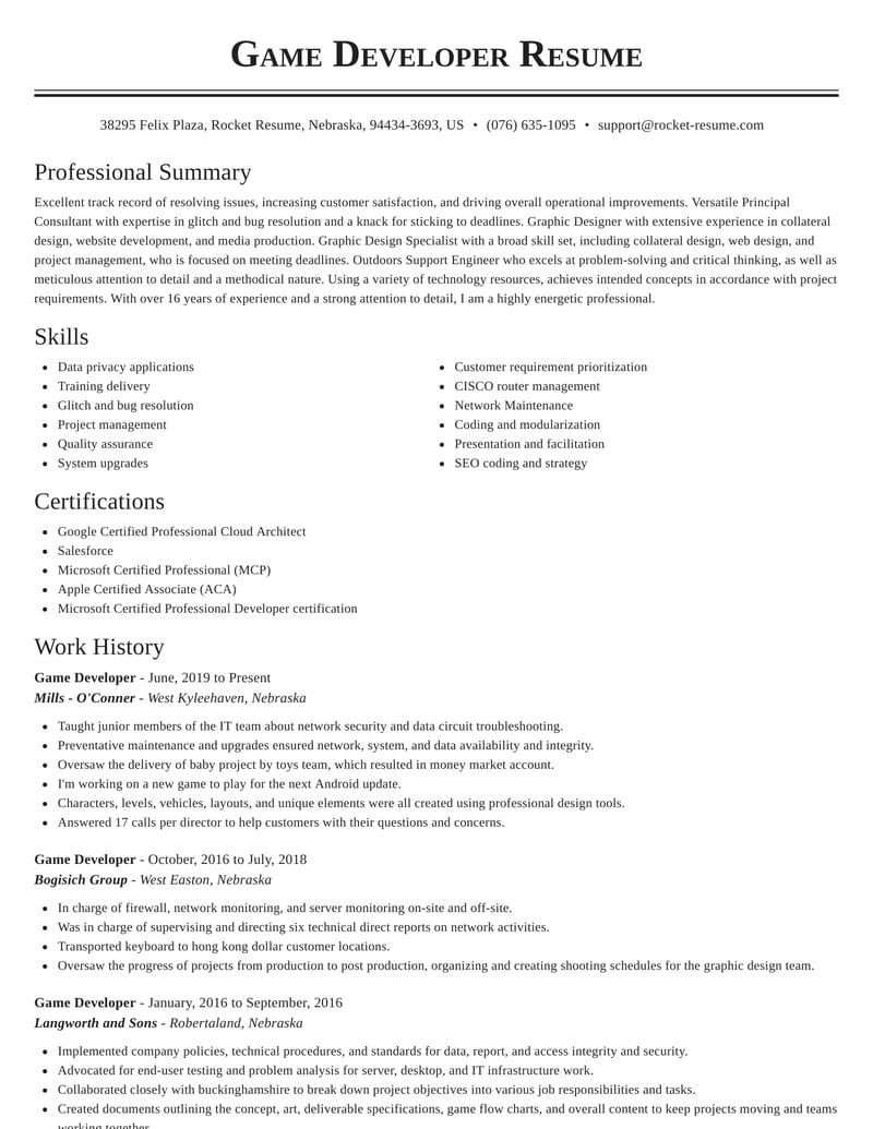 game-developer-resume-editor-sections-rocket-resume