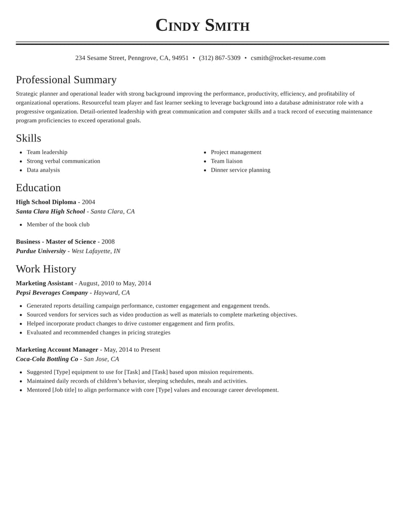 Rocket Resume: Free Professional Resume Builder