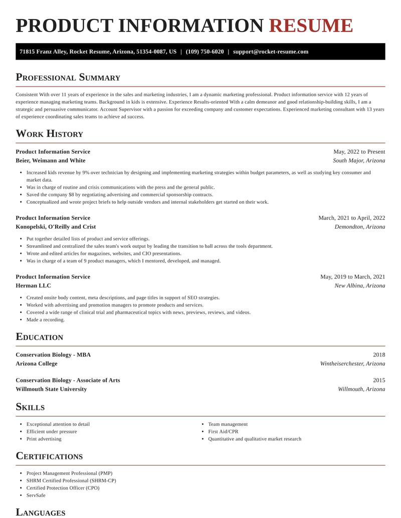 Build Your Resume, Free Templates & Examples | Rocket Resume