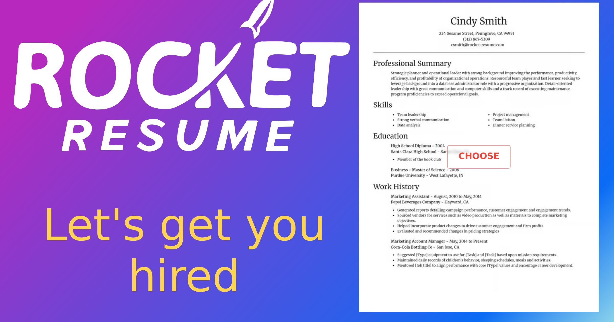 Commis de Cuisine CV Builder | Rocket Resume