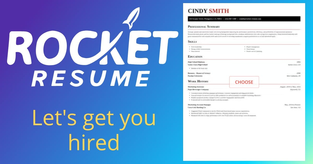 rocket resume customer service telephone number