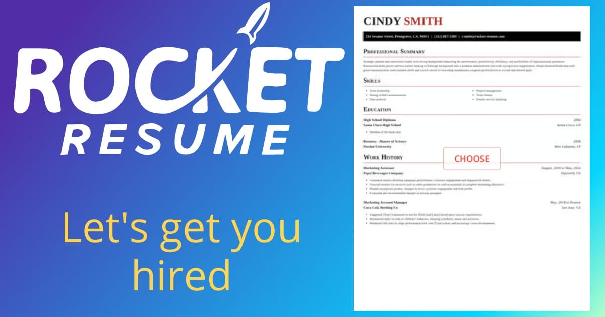 Marine Boat Captain Resume Builder | Rocket Resume