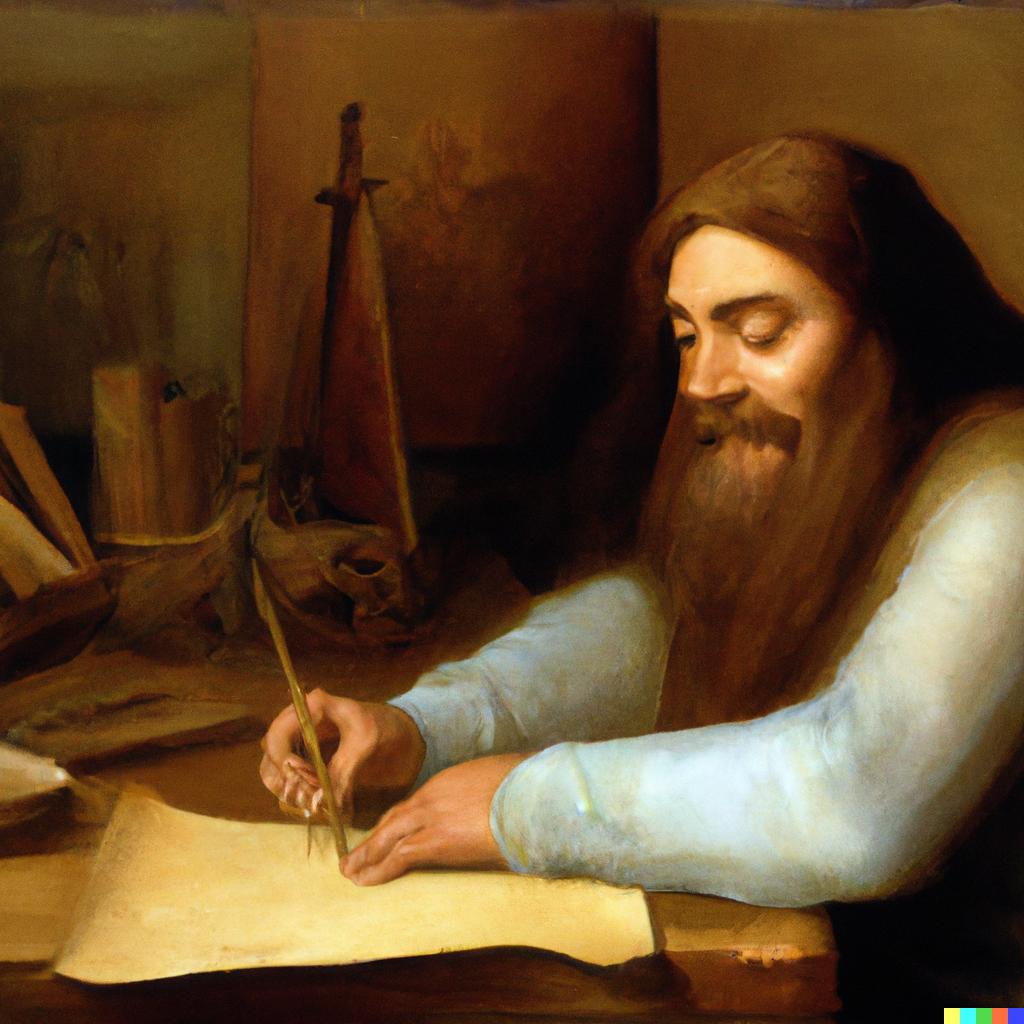 Davinci writing a resume