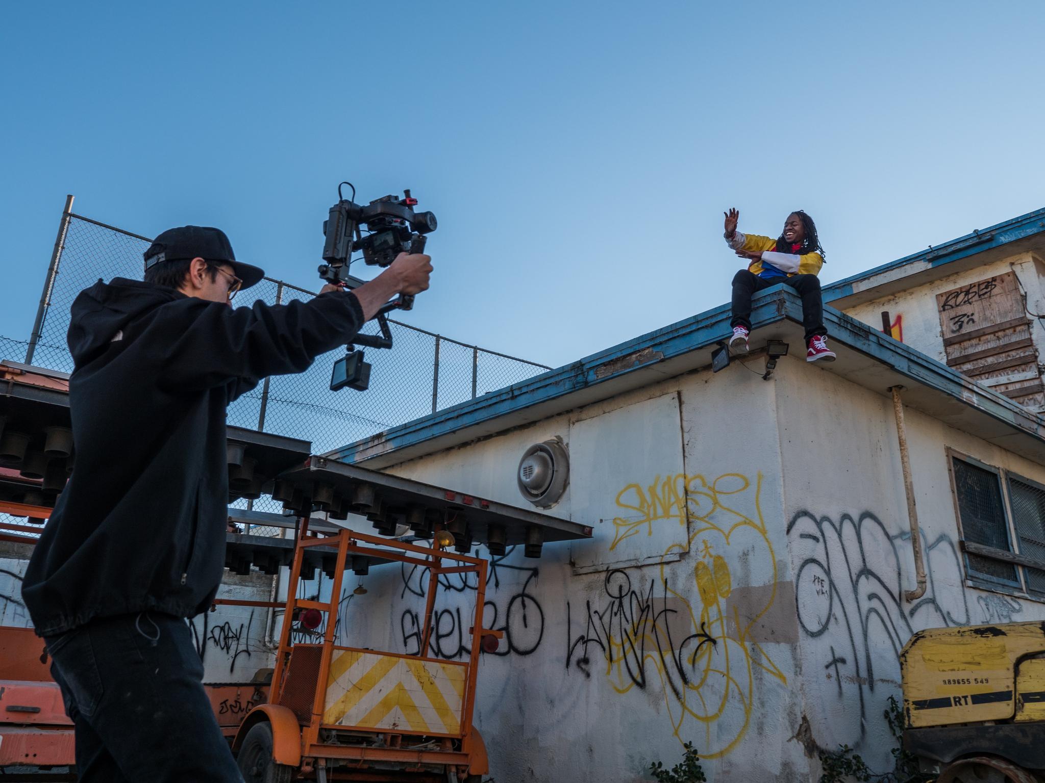 Creating a entertainment music video