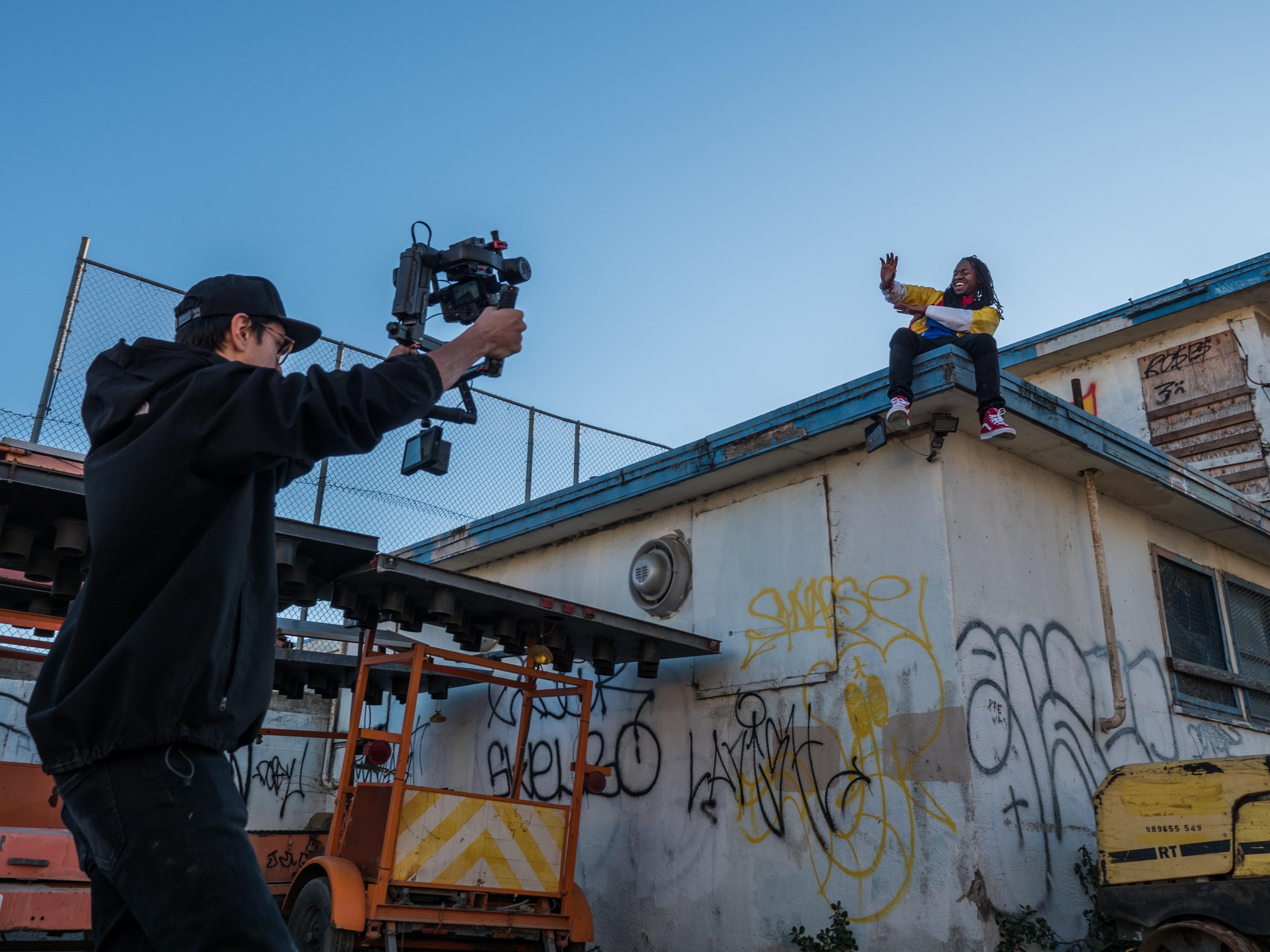 Creating a entertainment music video