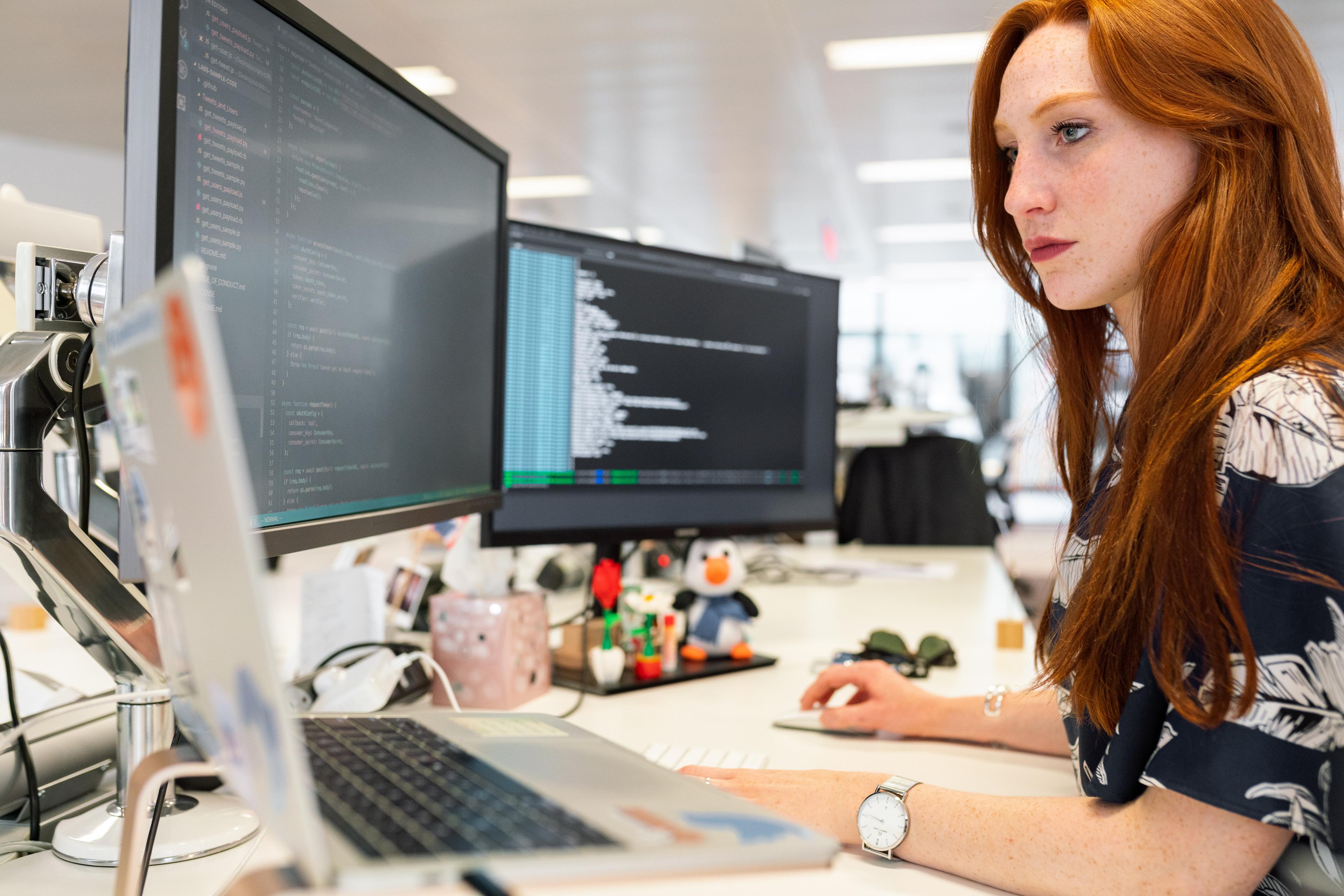 software engineer working