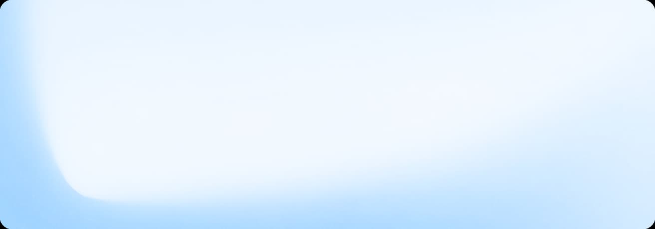 Soft blue gradient call-to-action background panel