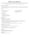 3D Visualizer resume template