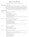 Beautician resume template