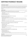 Certified Pharmacy Technician, Oncology resume template