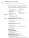 Community Mobilization Officer resume template