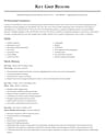 Key Grip resume template