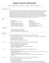 Open Source Intelligence Analyst resume template