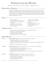 Pharmacovigilance Associate resume template
