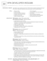 RPA Developer resume template
