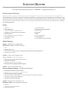 Scientist resume template