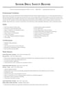 Senior Drug Safety Associate resume template