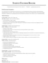 Startup Founder resume template