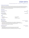 Resume template example