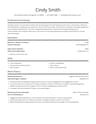 Resume template example
